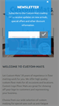 Mobile Screenshot of custom-mats.com